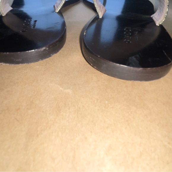 AUTHENTIC double G Gucci leather slides size 38 - Picture 4 of 11